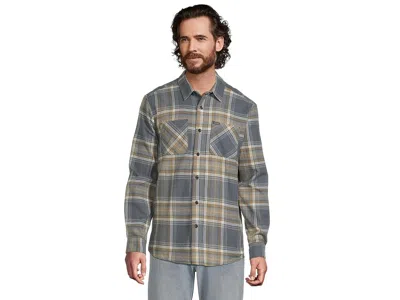 Volcom Netastone Long Sleeve Flannel In Gray