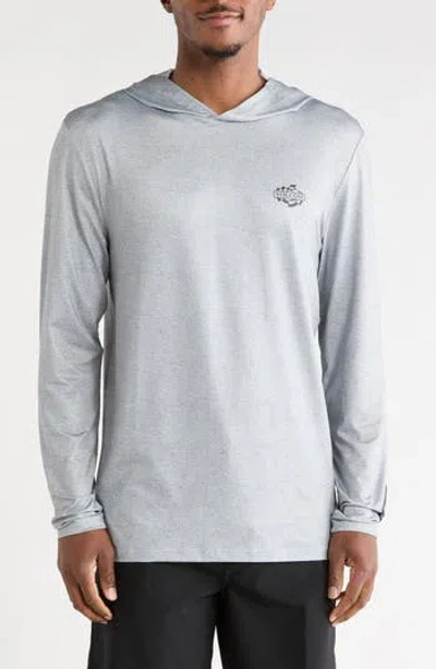 Volcom Overlap Hooded Long Sleeve T-shirt In White