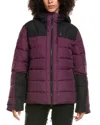 Volcom Puffle Up Quilted Jacket In Purple