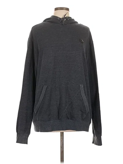 Pre-owned Volcom Pullover Hoodie In Gray