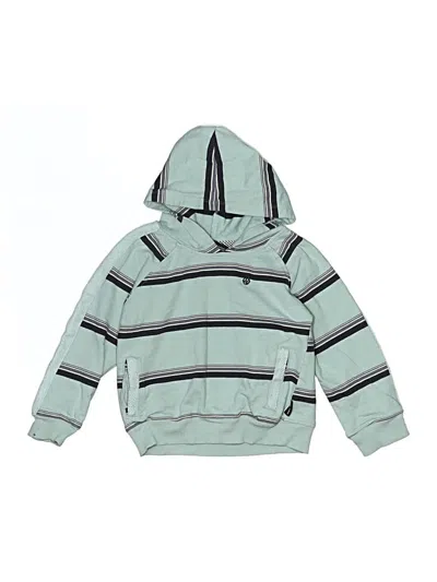 Pre-owned Volcom Kids' Pullover Hoodie In Green