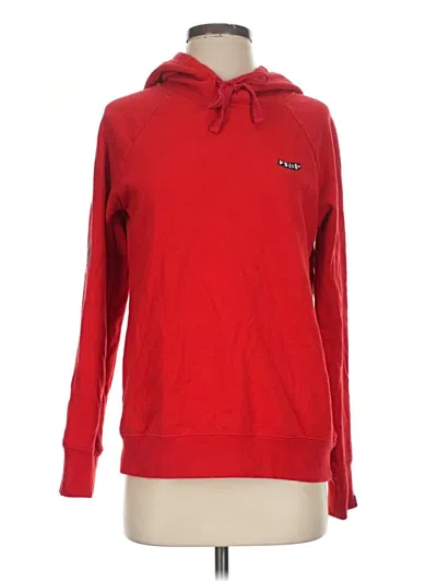 Pre-owned Volcom Pullover Hoodie In Red