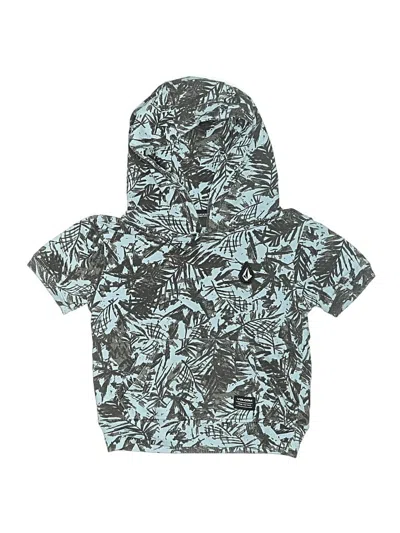 Pre-owned Volcom Kids' Pullover Hoodie In Teal