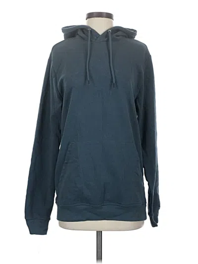 Pre-owned Volcom Pullover Hoodie In Teal