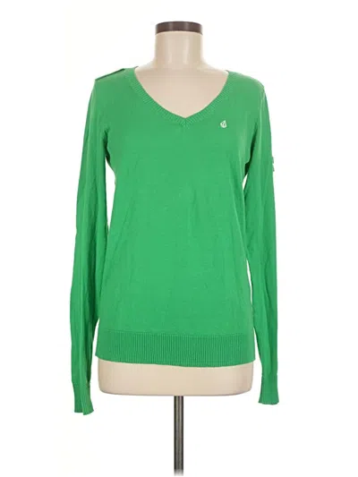 Pre-owned Volcom Pullover Sweater In Green