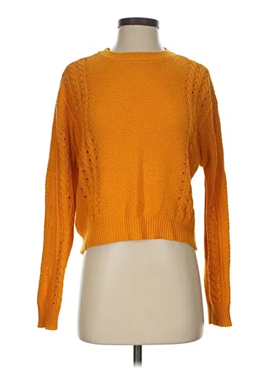 Pre-owned Volcom Pullover Sweater In Orange