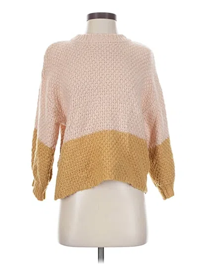 Pre-owned Volcom Pullover Sweater In Tan