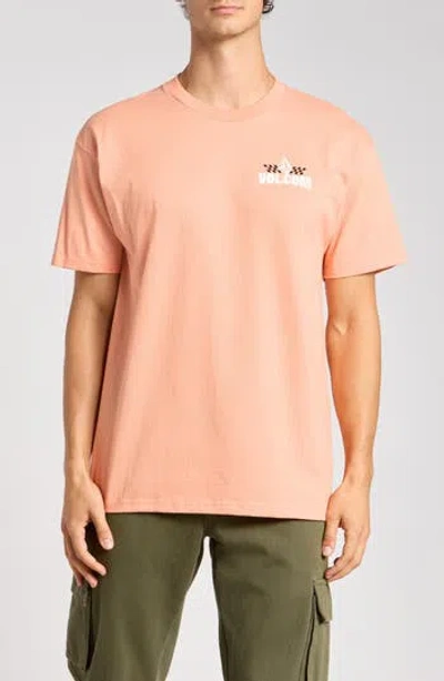 Volcom Rally Time Graphic T-shirt In Pink