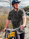 Volcom Ridgestone Short Sleeve Shirt - Asphalt Black In Black