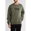 Volcom Round About Crew Sweater In Green