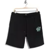 Volcom Roundabout Fleece Shorts In Black