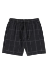 Volcom Runoff Hybrid Stretch Shorts In Black