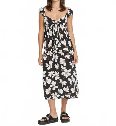 Volcom Shore Shackin Maxi Dress In Black