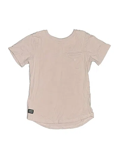 Pre-owned Volcom Kids' Short Sleeve Top Tan Tops