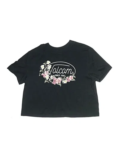 Pre-owned Volcom Kids' Short Sleeve T-shirt In Black