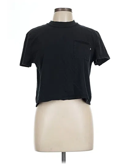 Pre-owned Volcom Short Sleeve T-shirt In Black