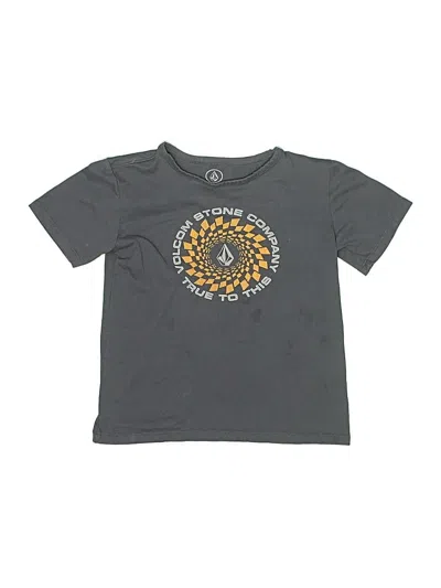 Pre-owned Volcom Kids' Short Sleeve T-shirt In Gray