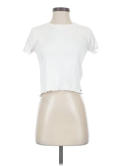 Pre-owned Volcom Short Sleeve T-shirt In Ivory