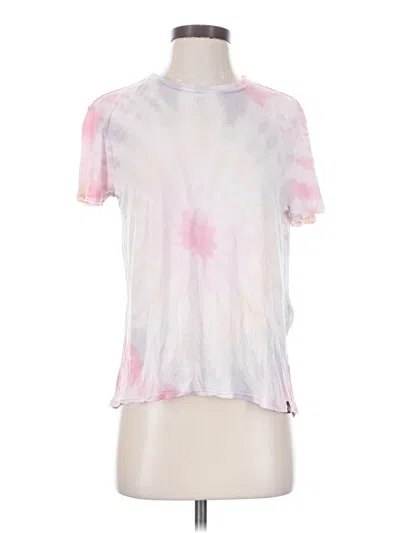 Pre-owned Volcom Short Sleeve T-shirt In Pink