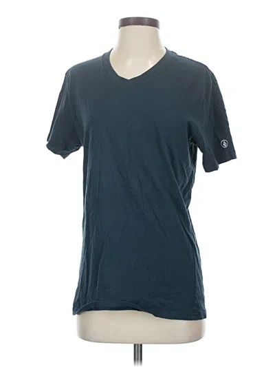 Pre-owned Volcom Short Sleeve T-shirt In Teal