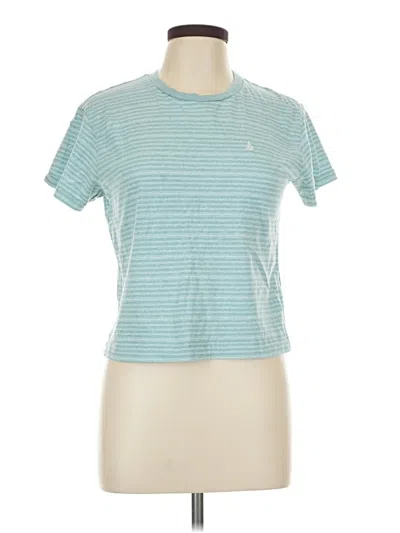 Pre-owned Volcom Short Sleeve T-shirt In Teal