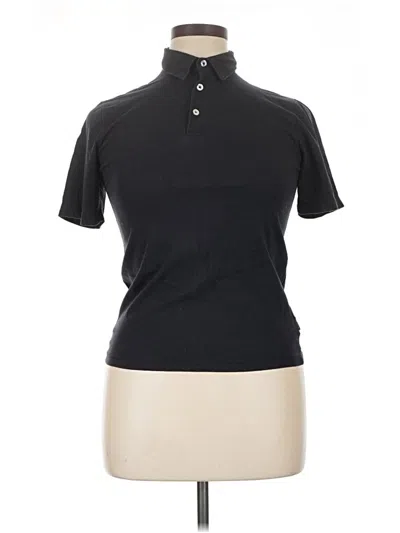 Pre-owned Volcom Short Sleeve Turtleneck In Black