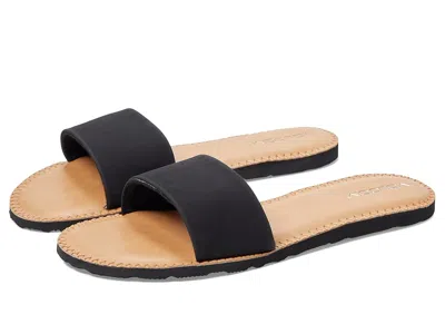 Volcom Simple Slide Sandals In Black