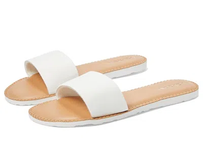 Volcom Simple Slide Sandals In White