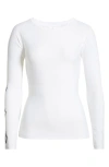 Volcom Simply Core Long Sleeve Rashguard In White