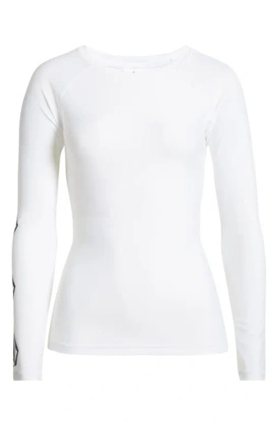 Volcom Simply Core Long Sleeve Rashguard In White