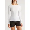 Volcom Simply Core Long Sleeve Rashguard In Wht