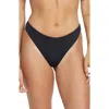 Volcom Juniors' Simply Seamless Cheeky Bikini Bottoms In Black