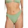 Volcom Simply Seamless Bikini Bottoms In Grass Green