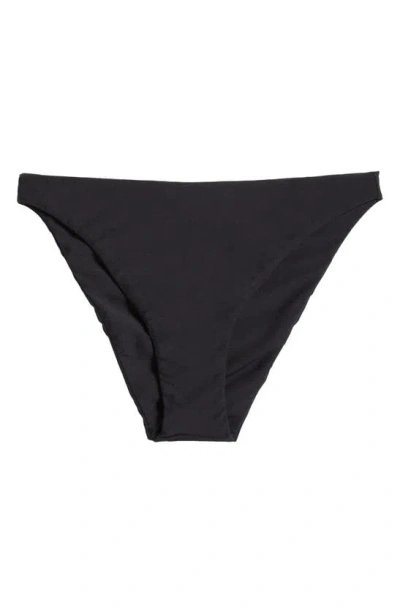 Volcom Simply Seamless Skimpy Bikini Bottoms In Black