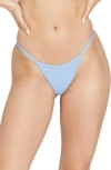 Volcom Simply Seamless Tiny Bikini Bottoms In Coastal Blue