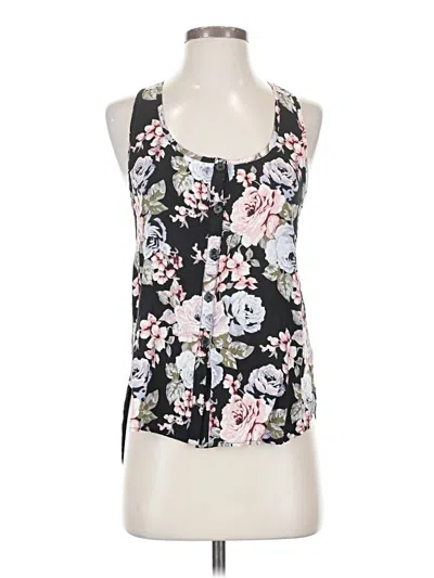 Pre-owned Volcom Sleeveless Blouse In Black