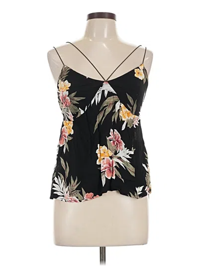 Pre-owned Volcom Sleeveless Blouse In Black
