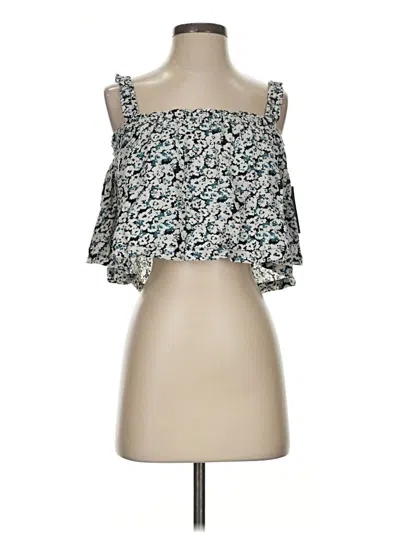 Pre-owned Volcom Sleeveless Blouse In Green