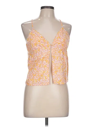 Pre-owned Volcom Sleeveless Blouse In Orange