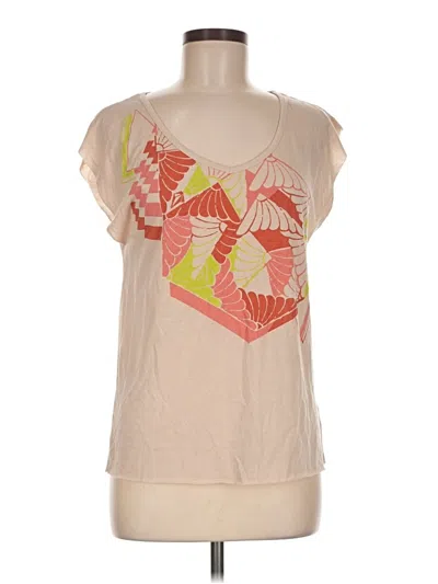 Pre-owned Volcom Sleeveless T-shirt In Tan