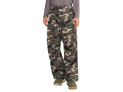 Volcom Snow Nwrk 20k Baggy Pants Men's Workout Camoflauge: Lg (34-35" Waist) 32 In Multi