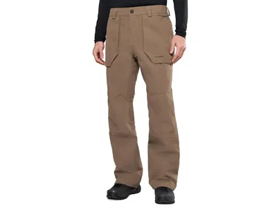Volcom Snow Roan 20k Pants Men's Workout Teak: Sm (28-31" Waist) 32, Polyester In Brown
