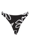 Volcom Sol Rebel Reversible Cheeky Bikini Bottoms In Black