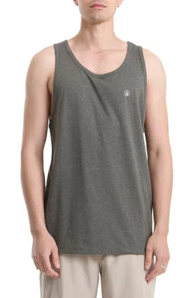 Volcom Solid Tank In Green