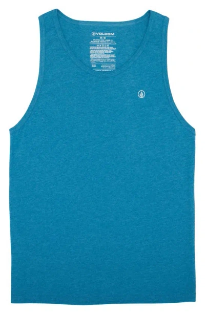 Volcom Solid Tank In Stormy Blue