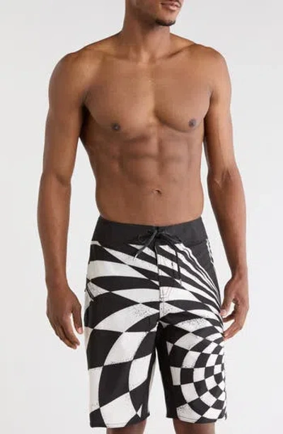 Volcom Spiral Board Shorts In Black