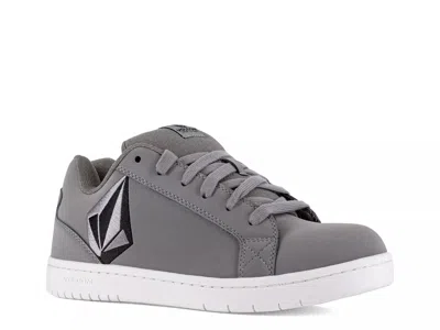Volcom Stone Composite Toe Work Sneaker In Gray