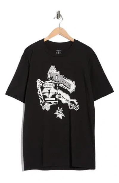 Volcom Stone Graphic T-shirt In Black