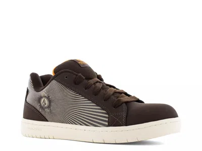 Volcom Stone Op Composite Toe Work Sneaker In Brown