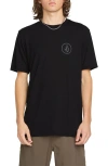 Volcom Stone Tech Graphic T-shirt In Black